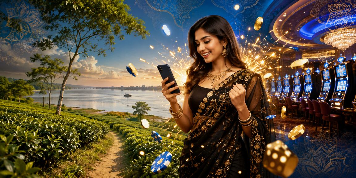 ময়মনসিংহের চা বাগানে মোবাইলে ক্যাসিনো ভাউচার ব্যবহার করছেন ব্যবহারকারী
