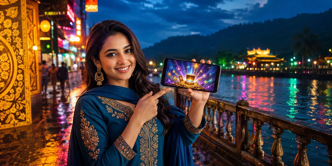 সিলেটের নিওন আলোয় মোবাইলে tk6664 ক্যাসিনো বোনাস খেলা